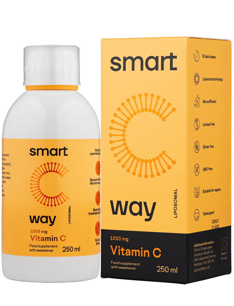 Liposominis VITAMINAS C 1000 mg SMART WAY, 250 ml Smart